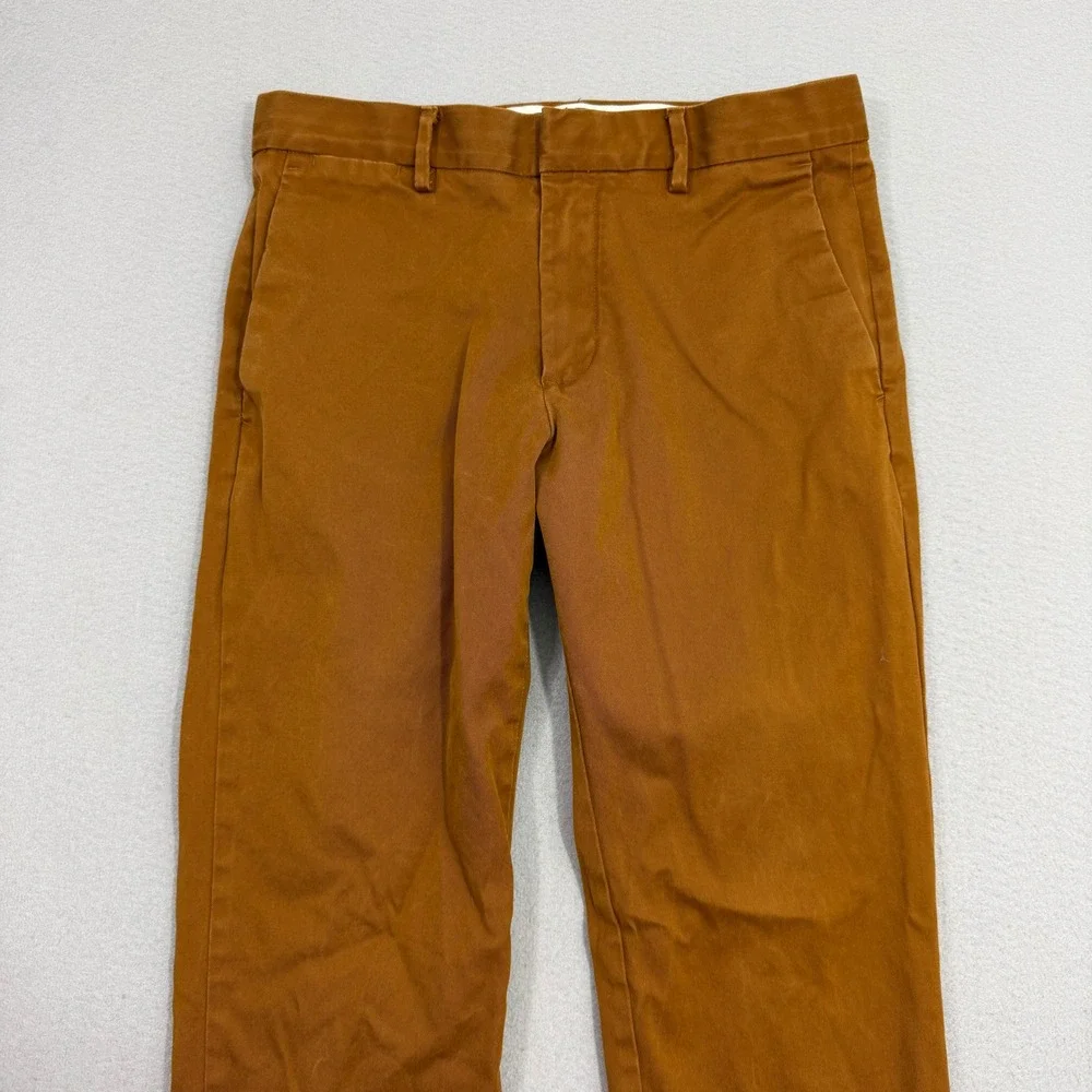 Banana Republic Pants Mens 30x30 Brown Aiden Slim Fit Monks Robe Chino Stretch